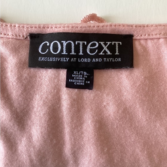 Blush, Soft Knit Top with Lace Detail - Picture 6 of 10